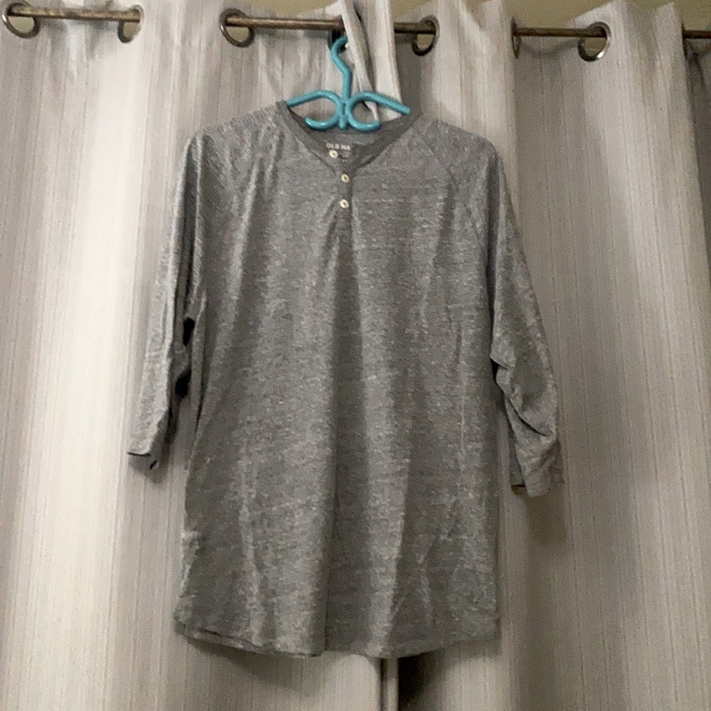Old Navy 3/4 Henley Tee